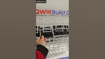 Elevate Your Showroom with Our Sleek Vertical Tile & Stone Display Rack #tiledisplay