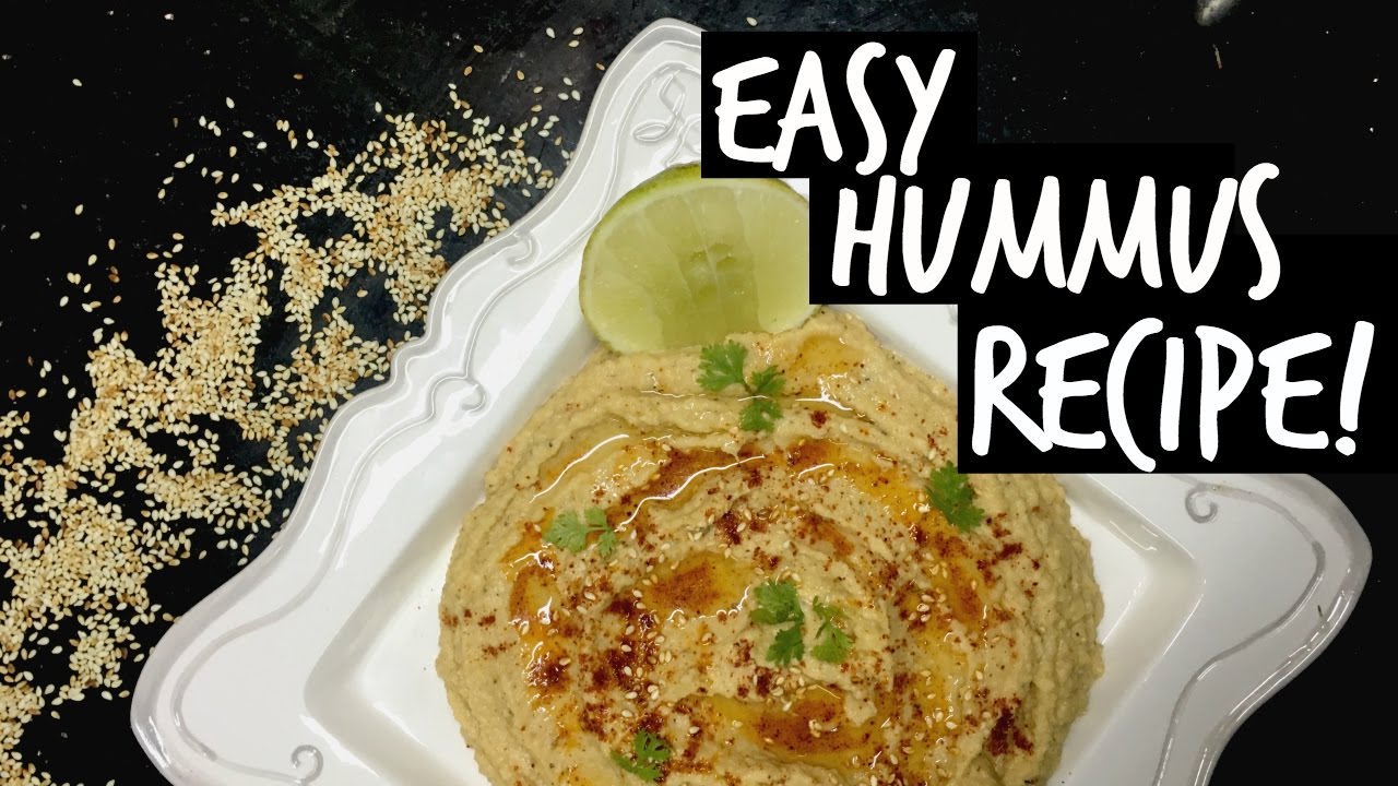 Easy Hummus Recipe! - YouTube