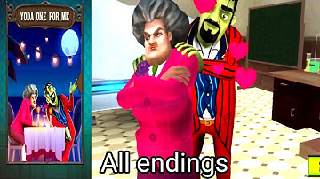 Scary Stranger 3D New Update New Chapter Yoda One For Me All endings