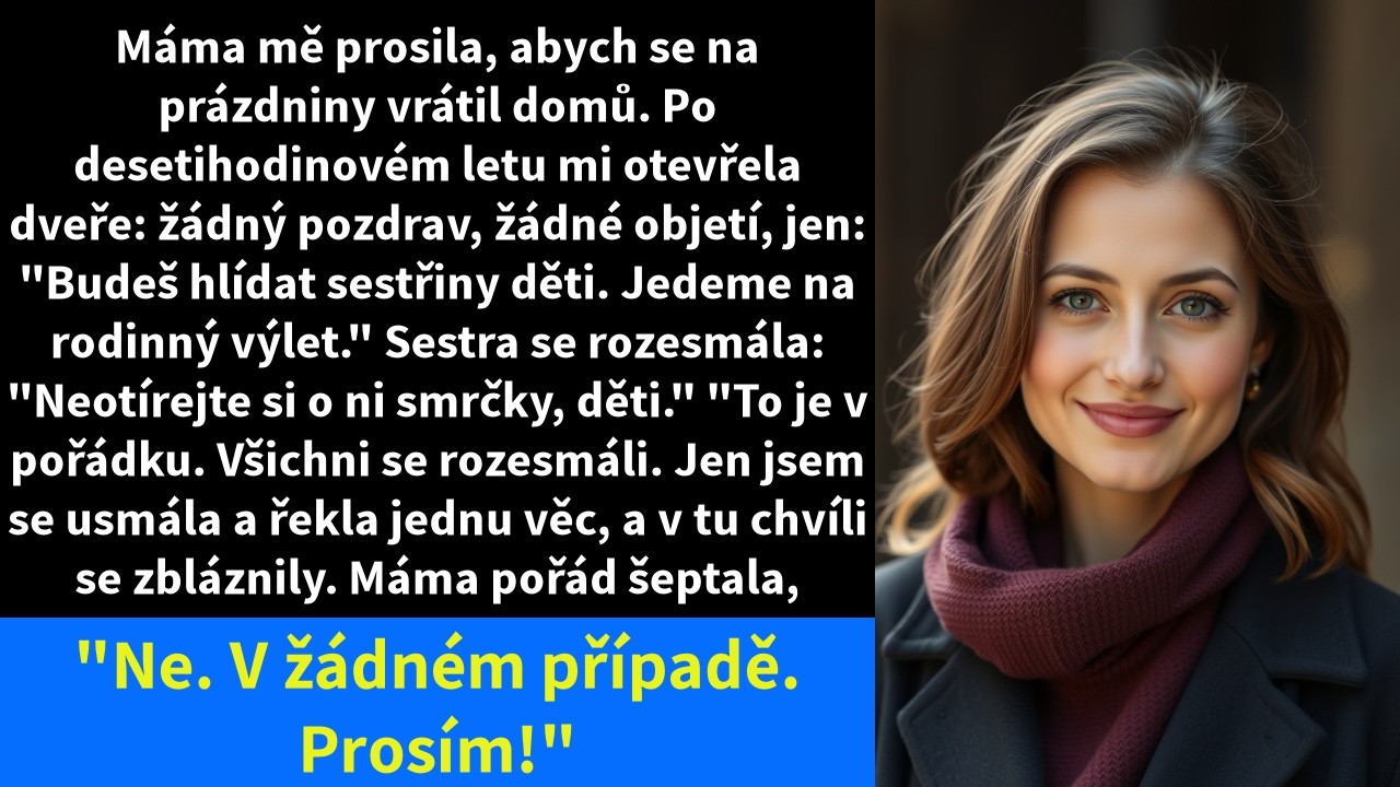 Co se stane, když ten, kdo byl vždycky tvým záložním plánem, tvou záchrannou sítí, tím, kdo vždycky řekl „ano", konečně odejde a už se nevrátí? Přesně to jsem udělala své rodině před dvěma lety,...