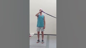 Standing Shoulder External Rotation in 90° Shoulder Flexion with Resistance Oscillations