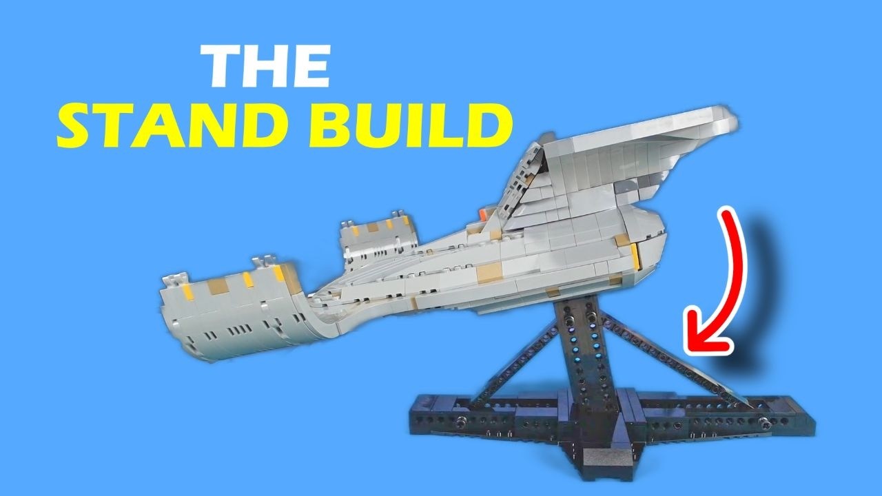 Сборка подставки для LEGO USS Enterprise-D | Скучно… Но на удивление интересно