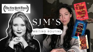 I tried writing like Sarah J. Maas for a day ❤️‍🔥 trying famous author routines