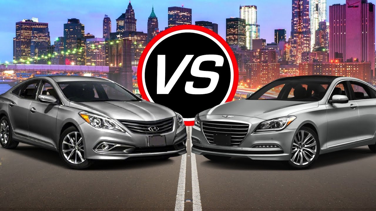2016 Hyundai Azera vs Genesis V8 - Spec Comparison! - YouTube