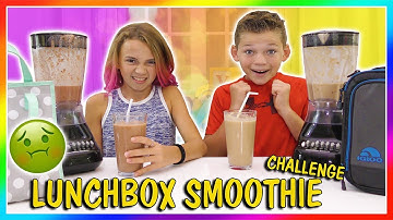 LUNCHBOX SMOOTHIE CHALLENGE | We Are The Davises