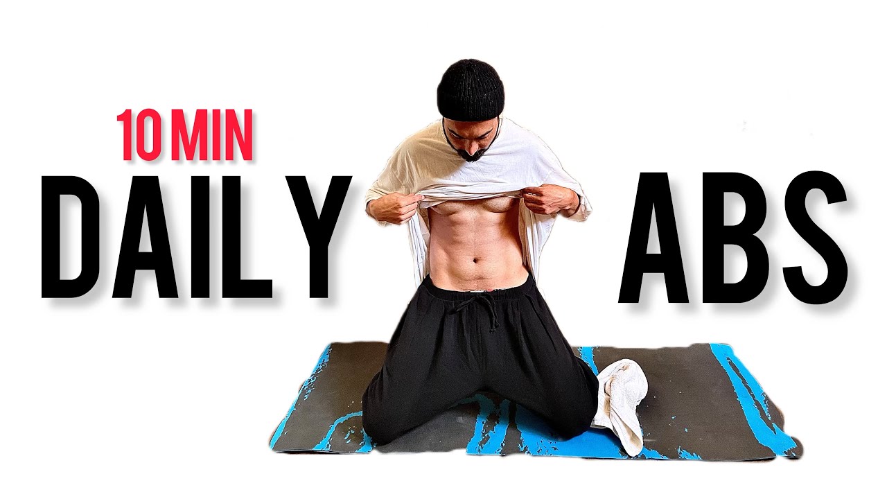 10 MINUTE DAILY ABS ROUTINE | AT HOME SIX PACK ABS ROUTINE - YouTube