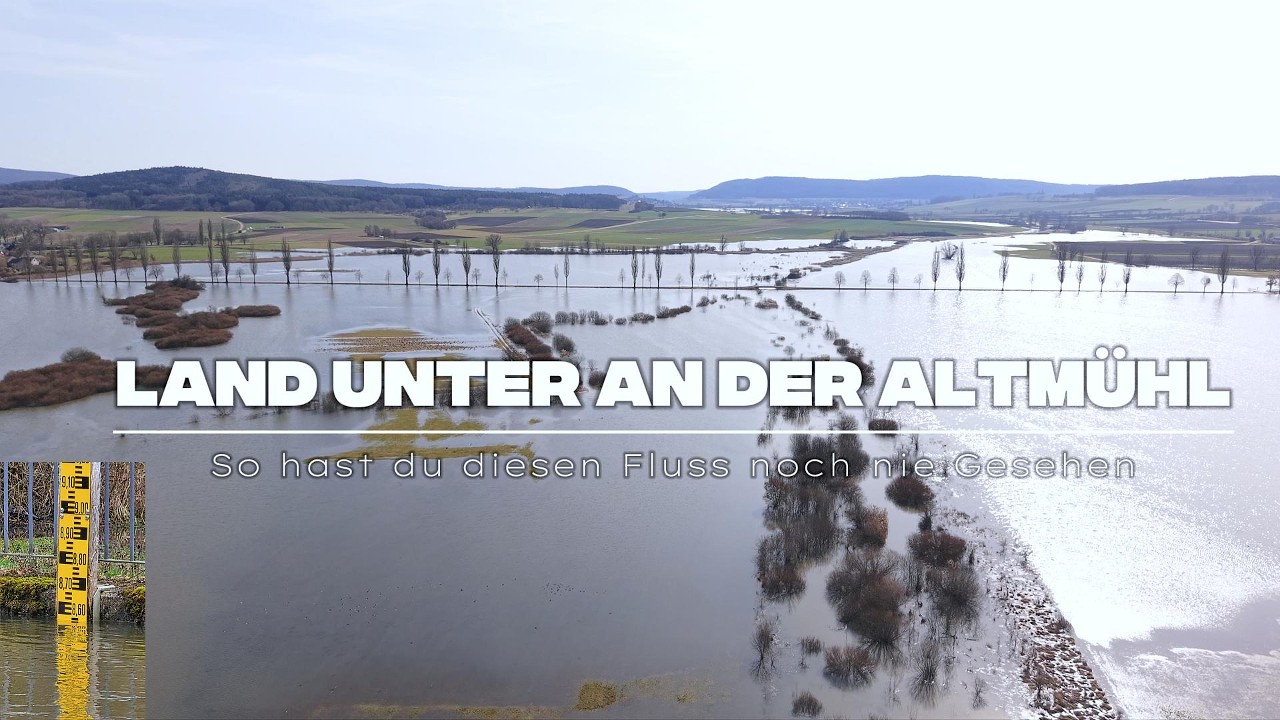 Land unter an der Altmühl: So hast du diesen Fluss noch nie gesehen!