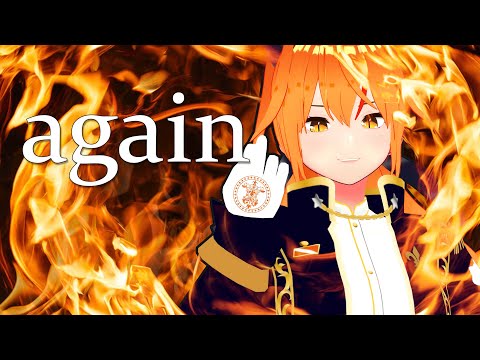 again YUI / covered by 朱猫ヒビキ 炎属性の女騎士が歌ってみた【#オリジナルMV #vtuber #歌ってみた #鋼の錬金術師 】