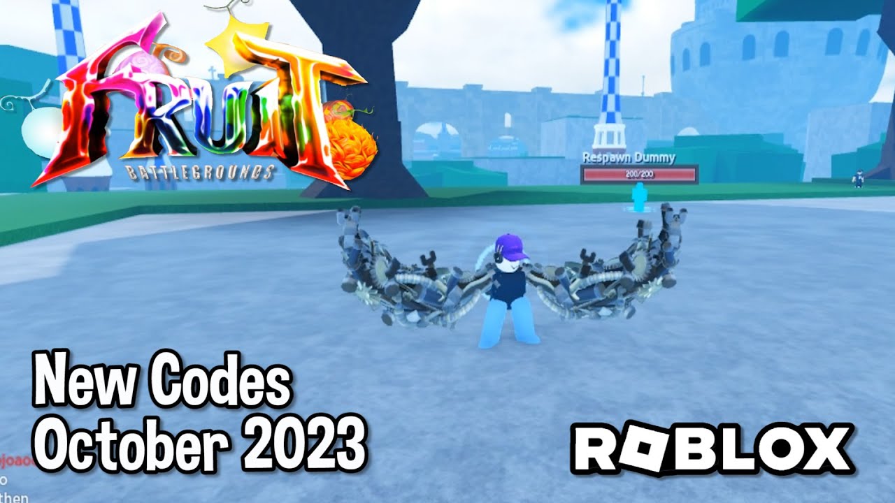 Roblox Fruit Battlegrounds New Codes October 2023 