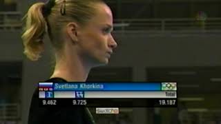 2nd Svetlana Khorkina (RUS) AA 2004 Athens Olympic Games WAG