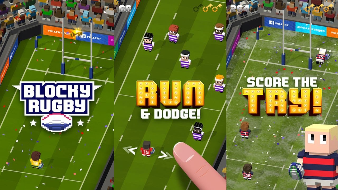 Blocky Rugby (HD GamePlay)