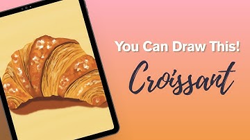 Procreate Tutorial for Beginners: Croissant Sketch