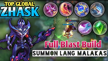 Full Guide Zhask Gameplay 2022 Best Build, Emblem Set and Battle Spell - Tips & Tricks Zhask 2022 -