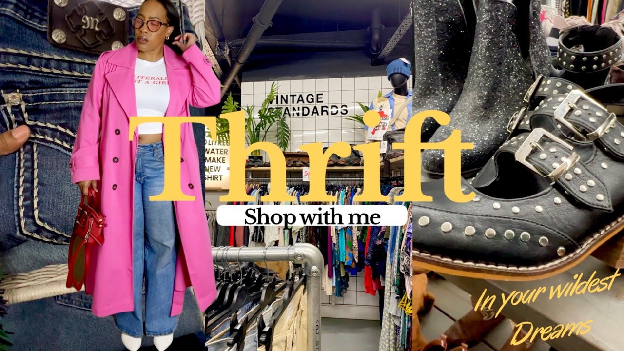 THRIFT WITH ME | VINTAGE FINDS | LETS TALK YOUTUBE | GAINING SUBSCRIBERS