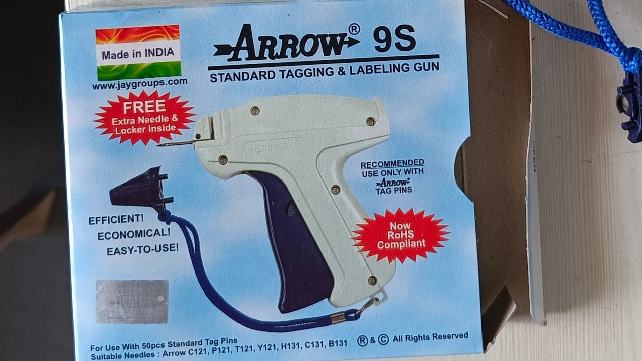 How to use Arrow 9s standard tagging gun YouTube