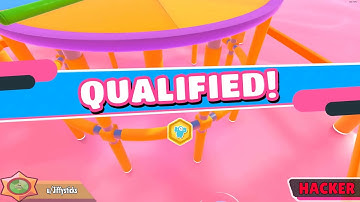 NOOB VS PRO VS HACKER in Fall Guys : Ultimate Knockout