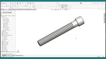 How to make Allen Bolt in Solidworks