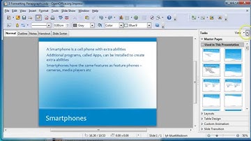 CAT 10 Presentations OpenOffice Impress - 3 Formatting Paragraphs