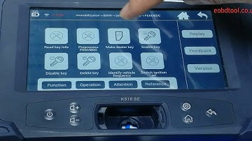 How Lonsdor K518ISE Make Dealer Key for BMW FEM BDC