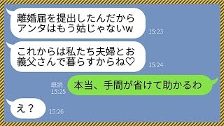 【LINE】義母の私を結婚式に招待せず勝手に離婚届まで提出した非常識な長男嫁「お義父さんも私の味方なのでw」私「手間を省いてくれて助かるわw」クズ嫁「は？」→衝撃の事実を知った嫁が顔面蒼白に【総集編】