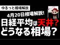 【4月20日のゆるっと相場解説】日経平均株価はW天井つけるのか？どうなる今度の日経平均株価は？ズボラ株投資