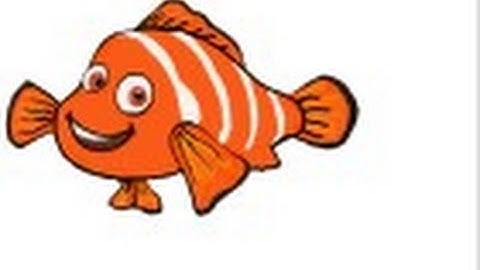 How to draw Nemo from Finding Nemo