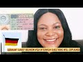 GERMANY FAMILY REUNION VISA INTERVIEW QUESTIONS WELL EXPLAINED