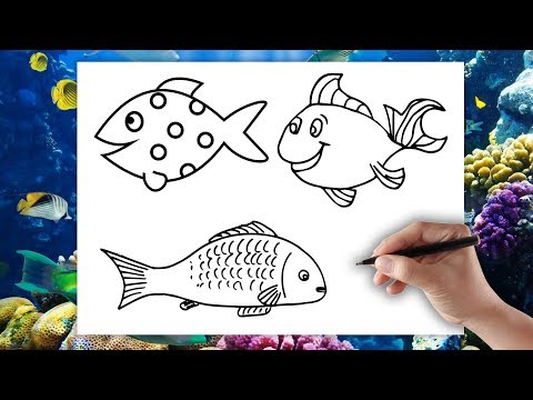 Video: Kako Korak Za Korakom Narisati Ribo S Svinčnikom?