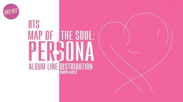 BTS ~ Map of the Soul: PERSONA ~ Album Line Distribution