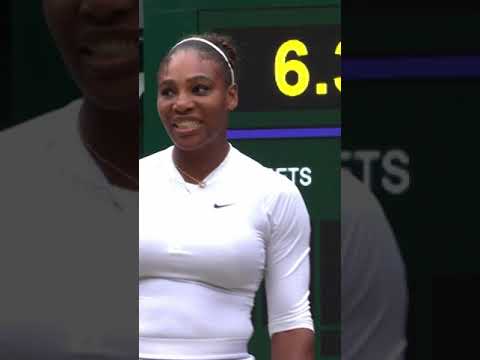 Serena Williams returns 138mph serve in Wimbledon mixed doubles
