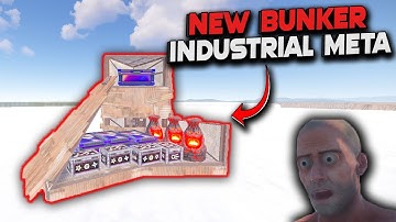 NEW BUNKER INDUSTRIAL META | Rust Building Tutorial 2023