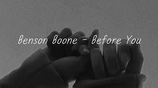 Benson Boone (벤슨 분) - Before You 한글/가사/해석/자막