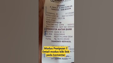 MODUS PENIPUAN JUAL BELI  ONLINE