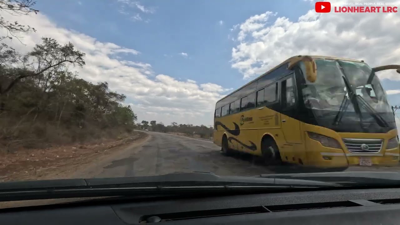 A drive from Bindura to Harare VIA Mazowe Zimbabwe Southern Africa  travel   africa