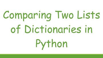 Comparing Two Lists of Dictionaries in Python