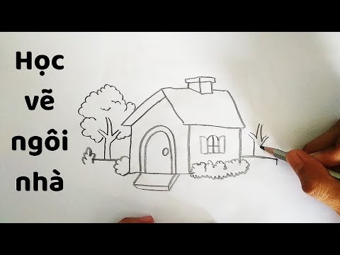 Vẽ Ngôi Nhà Mơ Ước Cực Đẹp - How To Draw A House - Youtube