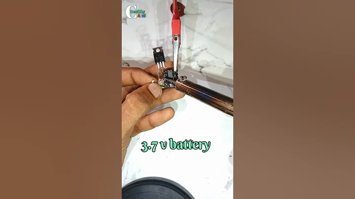 3.7v to 220v / how to make inverter circuit #bc547 #diyelectronics #electronicproject #shorts