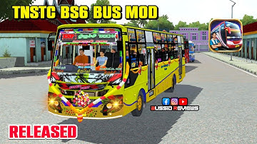 🎀🤩YELLOW TNSTC BS6 BUS MOD RELEASED🔥😎