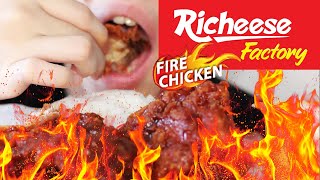 ASMR Fire Chicken Richeese Factory [ Eating Sound No Talking ]