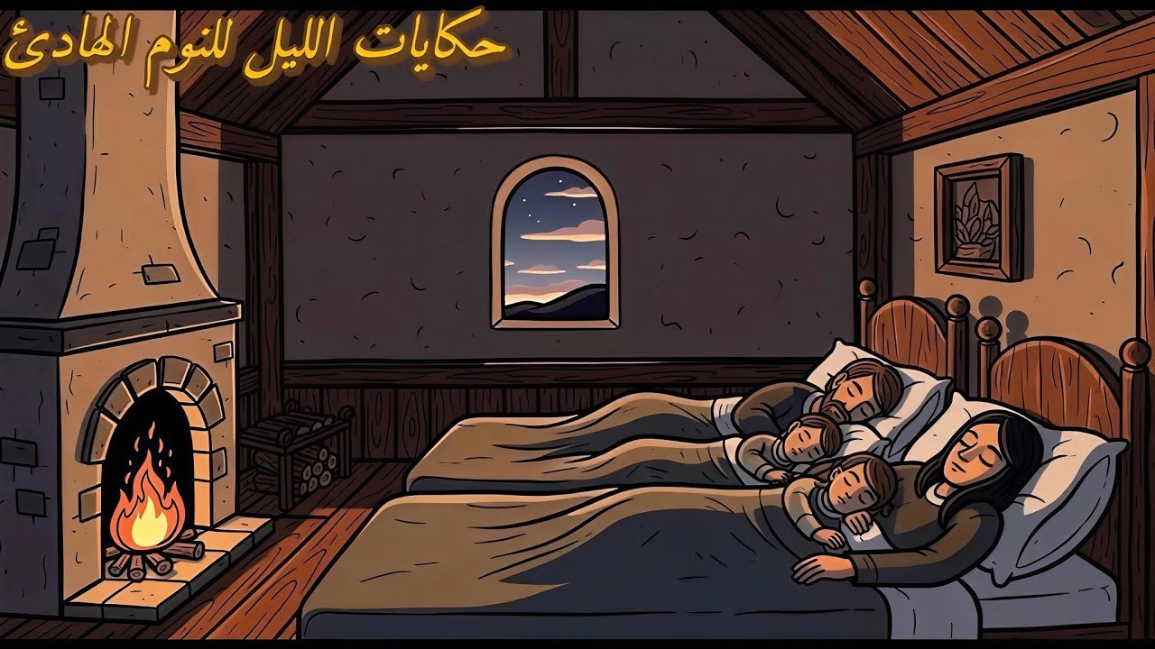 حكايات الليل للنوم الهادئ | كيف كان الفقراء ينامون في ليالي الشتاء الممطر في العصور الوسطى 🌙❄️