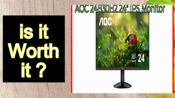 AOC 24B30H2 24 IPS Monitor Features - Important Information