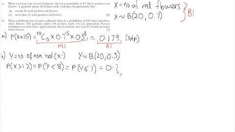 WJEC S1 2013 January Q5 Binomial Distribution Solution