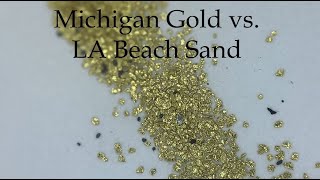 Extracting Michigan Gold from LA Beach Sand -- Alex's Gold -- Tuning the Shaker Table