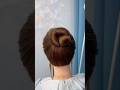 Cute bun hairstyle #hairstyles #hairtutorial #hair #shorts #shortvideo