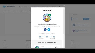 Trailblazer Community : Quick Look - Trailhead Salesforce