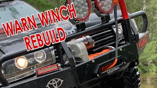 WARN WINCH REBUILD // with upgrades  High Mount 8274 for the MADMATT RACE CAR