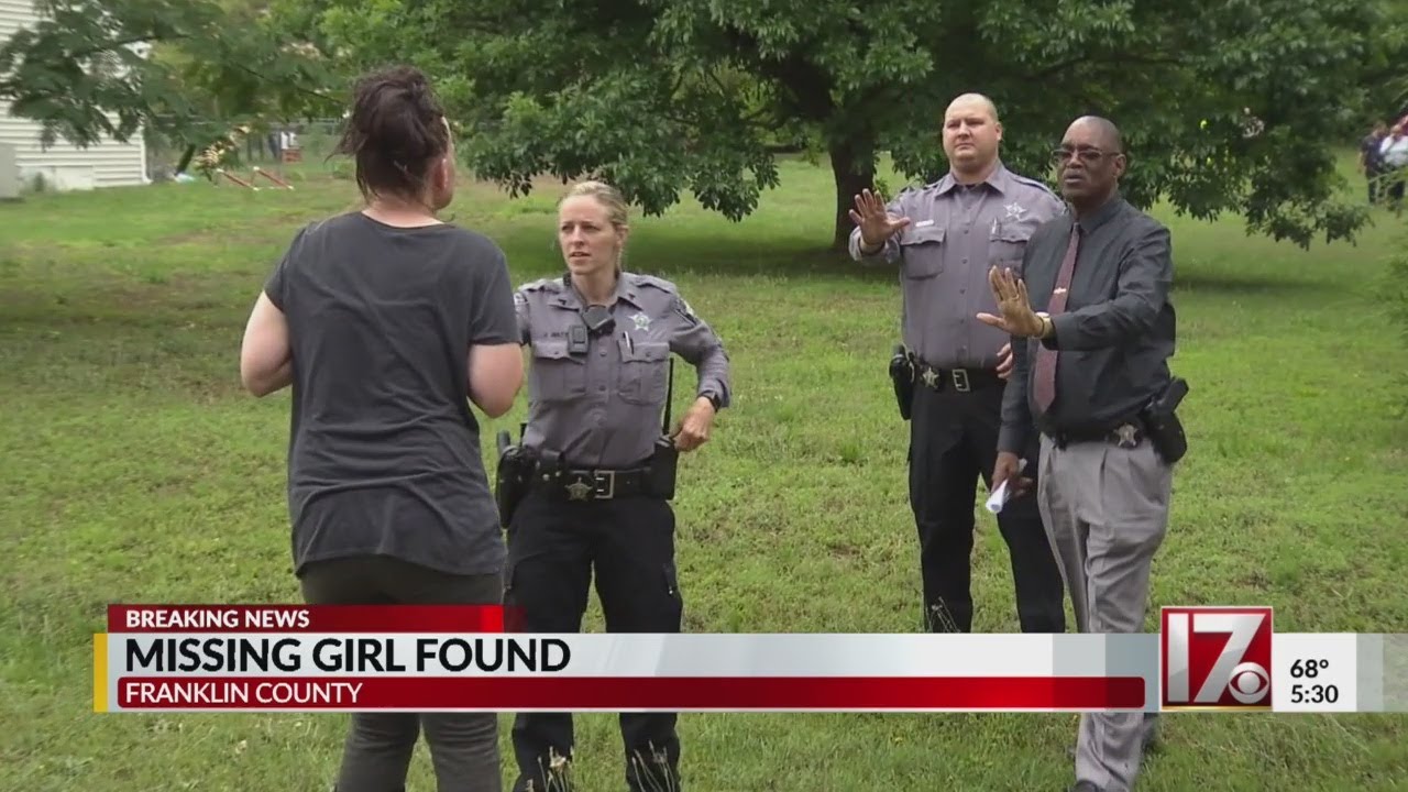 Missing Girl In Franklin County Found Youtube 