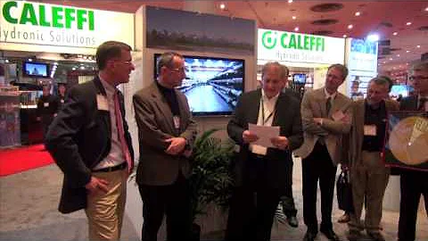 John Siegenthaler receives industry award at 2014 AHR Expo