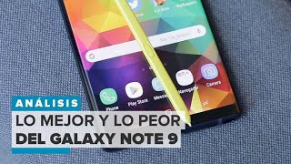 Galaxy Note 9: Lo bueno y malo del celular de Samsung