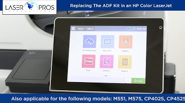 How To Install The ADF Kit In An HP M575 LaserJet Printer